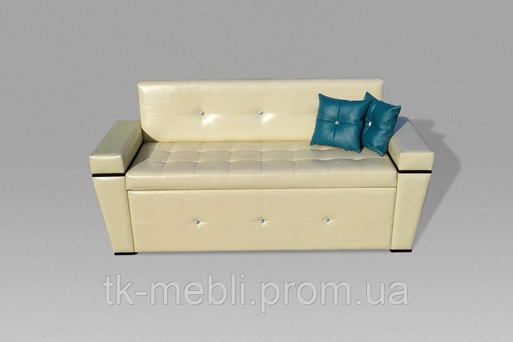 Дизайнерський диванчик для кухні/ передпокою Новус (шухляда для зберігання)