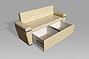 Дизайнерський диванчик для кухні/ передпокою Новус (шухляда для зберігання), фото 3