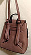 Рюкзак-сумка молодіжний дві пряжки для навчання міста Valen Frank рожевий W1725, фото 10