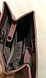 Рюкзак-сумка молодіжний дві пряжки для навчання міста Valen Frank рожевий W1725, фото 9