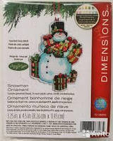 Набор для вышивания Dimensions 70-08896 снеговик Snowman Ornament