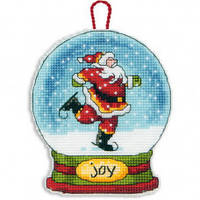 Набор для вышивания Dimensions 70-08905 снежный шар радость Joy Snow Globe Ornament