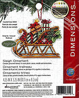 Набор для вышивания Dimensions 70-08914 Сани Sleigh Ornament