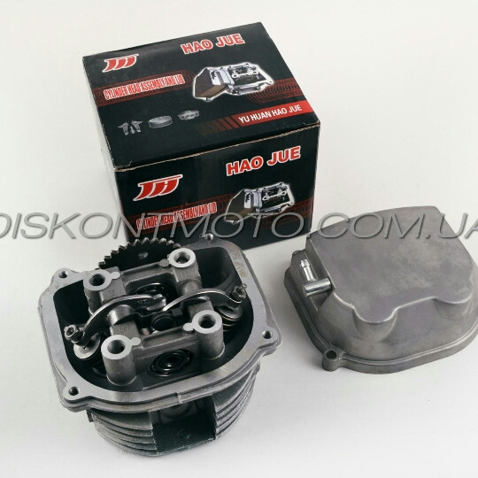 Головка циліндра 4T GY6 125 152QMI (у зборі, + покришка) JH