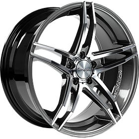 Диски від Tomason (Томасон) модель TN12 колір Dark Hyperblack polished параметри 8,5J x 18" PCD 5 x 105 ET 35