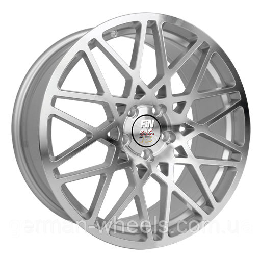 Диски від Tomason (Томасон) модель FN1 колір Highgloss Silver polished параметри 8J x 18" PCD 5 x 114,3 ET 40
