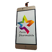 Сенсорний екран для мобільного телефону ZTE Blade X3 A452, золотий