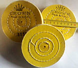 Муслиновый коло 100 мм тканинної білий полірувальник, фото 4