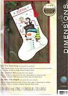 Набор для вышивания Dimensions 70-08937 Веселое Трио Jolly Trio Stocking