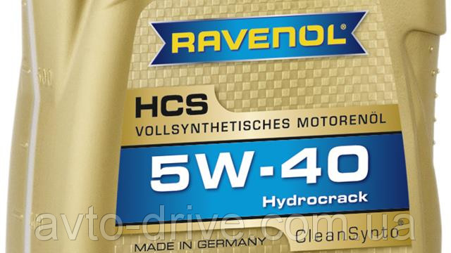 Напівсинтетична моторна олива Ravenol HCS 5w-40