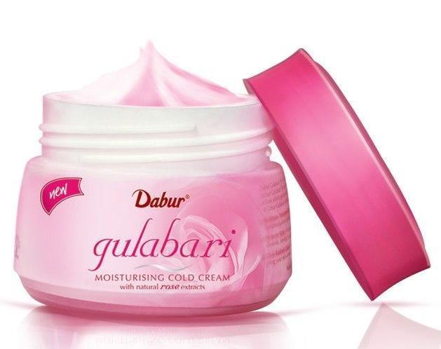 Крем Роза, Шафран и Куркума 100мл, Dabur Gulabari Saffron&Turmeric Cold Cream, фото 1