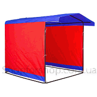 Торговая палатка 4 x 2 м Люкс, плотная ткань Оксфорд (каркас усиленный 20 мм)