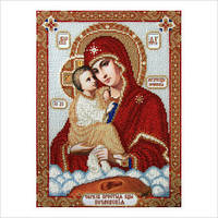Схема для вышивки бисером иконы "Богородица Почаевская"