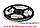 Світлодіодна стрічка 6000 к SMD 5050 60 LED/мт. IP20, фото 2