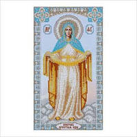 Схема для вышивки бисером иконы "Покров Пресвятой Богородицы"