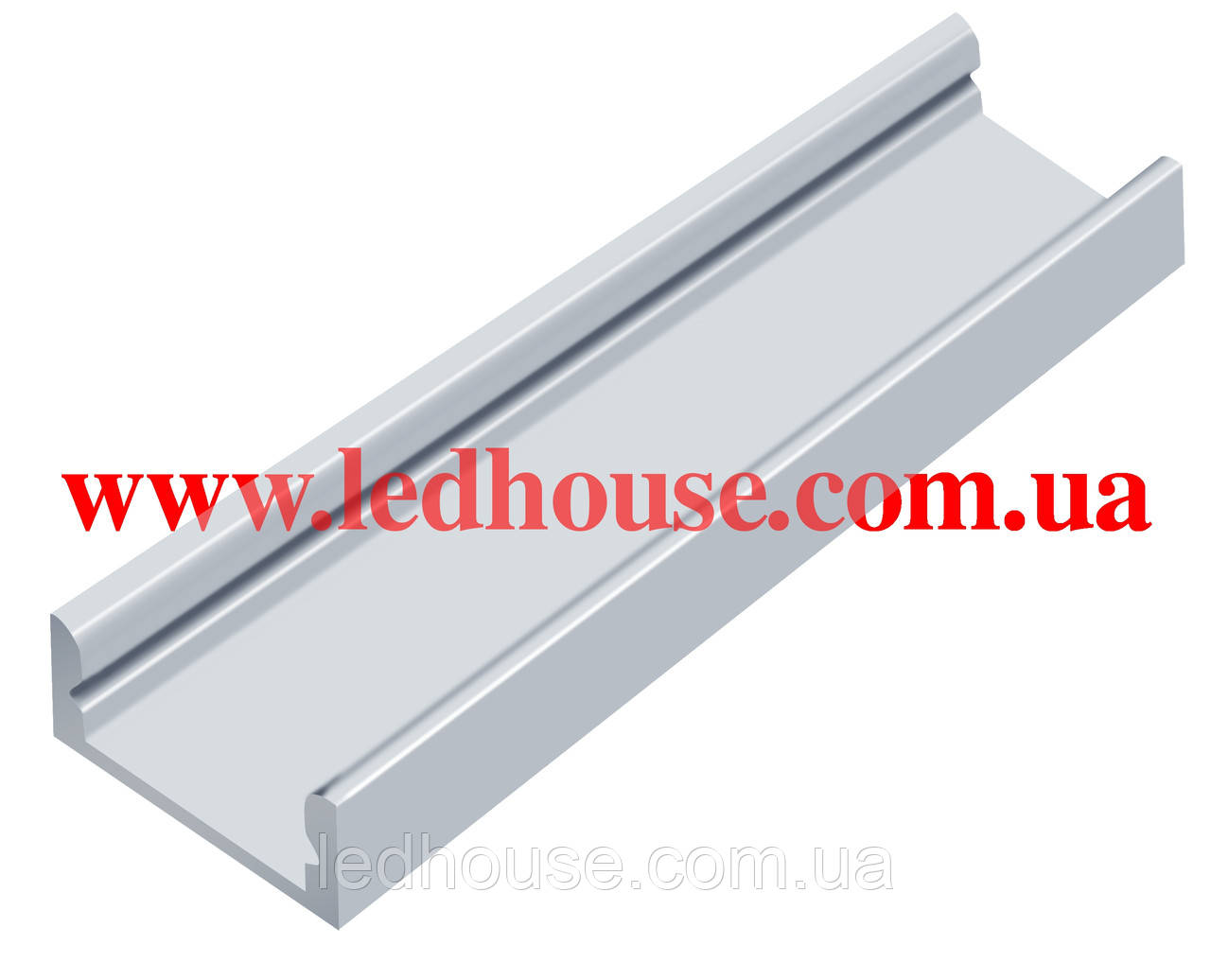 Светодиодный профиль ЛП7 7х15,5 с Рассеивателем Пластик по выгодным ...