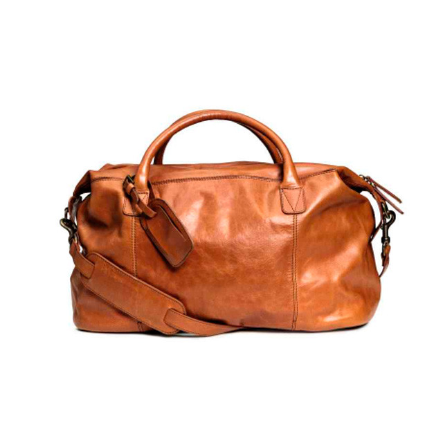 Чоловіча шкіряна дорожня сумка H&M