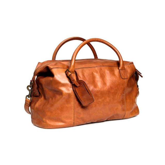 Чоловіча шкіряна дорожня сумка H&M