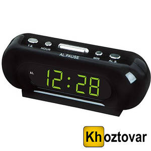 Настільний електронний годинник Led Digital Clock VST 716-2 будильник