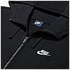 Толстовка Nike M NSW Hoodie FZ FLC club чорний оригінал, фото 6