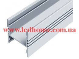 Алюмінієвий світлодіодний профіль із прихованим кріпленням ЛПС17