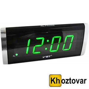 Настільний електронний годинник Led Digital Clock VST 730-2 будильник