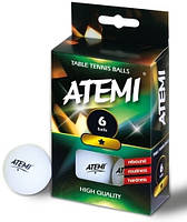 Мячики для настільного тенісу Atemi 1*(6шт)