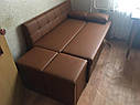 Стильний диван кухня зі спальним місцем Вегас (виготовлення під розміри замовника), фото 2