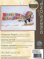 Набор для вышивания Dimensions 70-08950 Рождественский пингвин Christmas Penguin