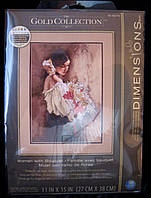 Набор для вышивания Dimensions 70-35274 Женщина с букетом Woman With Bouquet