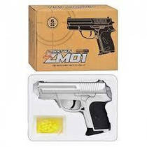 Пістолет дитячий металевий на пульках ZM01