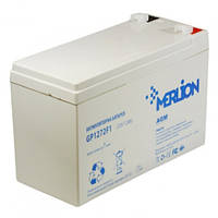 Акумуляторна батарея Merlion agm gp1272F1 12 V 7,2 Ah ( 151 x 65 x 100) White Q10