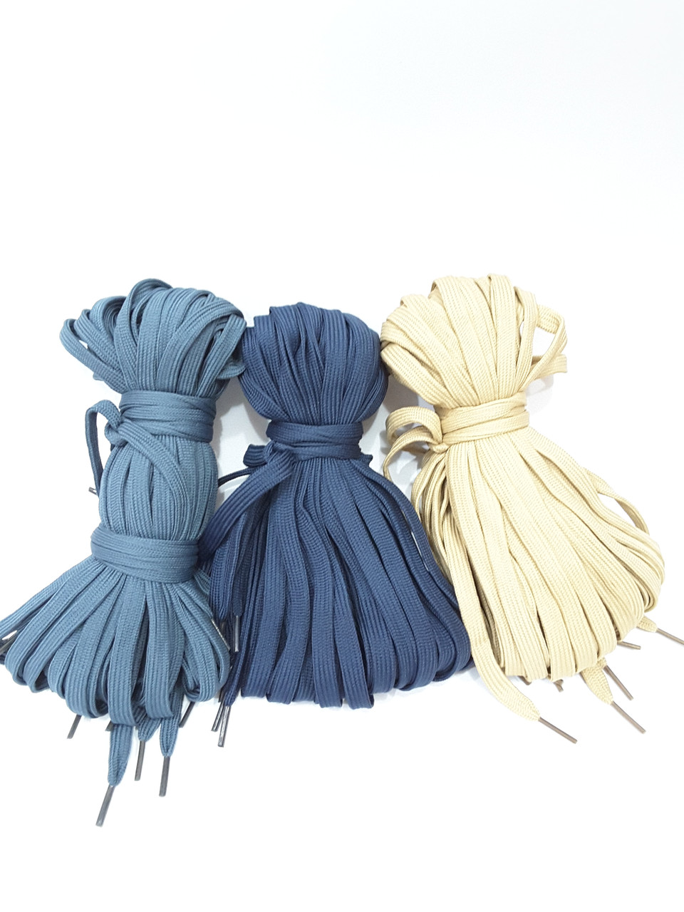 Шнурки для взуття плоскі Кольорові 1 метр, фото 1