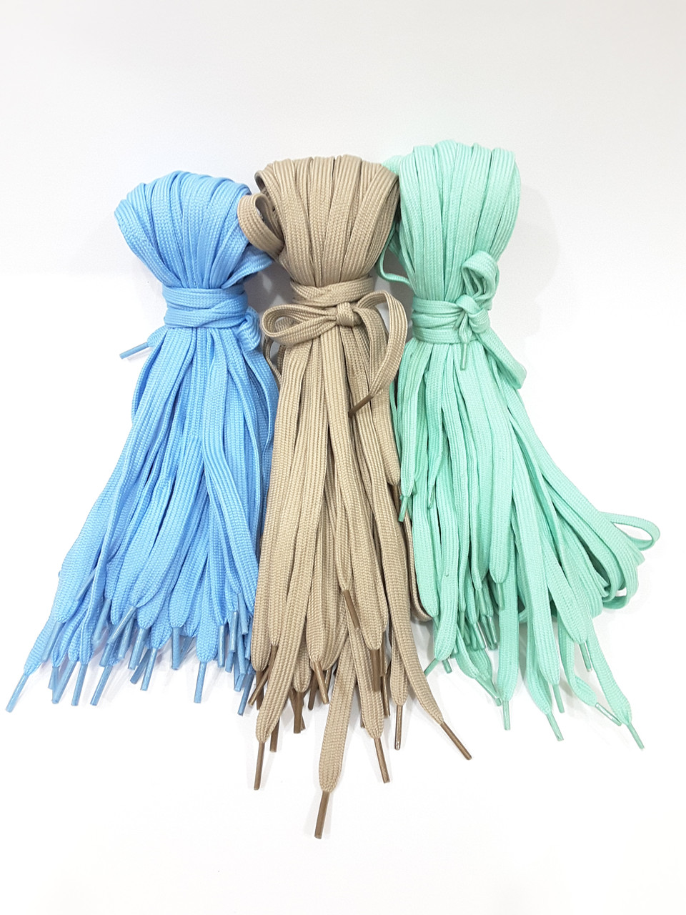 Шнурки для взуття плоскі Кольорові 120 см, фото 1