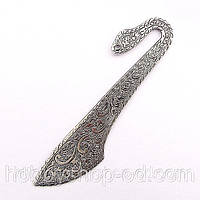 Закладка для книг Вінтаж срібло (велика)