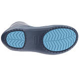 Чоботи гумові жіночі високі м'які / Crocs Women's RainFloe Tall Boot (203416), Темно-сині 37, фото 8