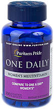 Вітаміни для жінок, Puritan's Pride women's One Daily Multivitamins 100 Caplets