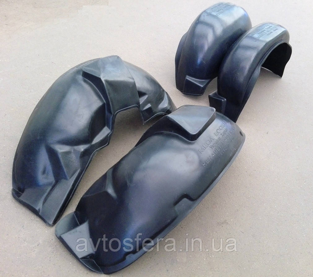 Комплект підкрилки (4 шт.) Опель Мовано (2010-) Opel Movano