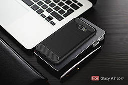 Чехол на samsung A7 2017 CARBON