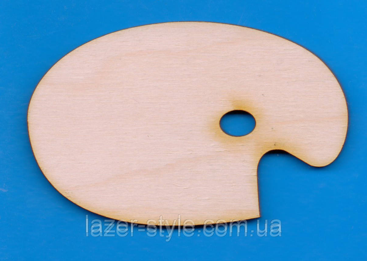 Дерев'яна заготовка для декупажу та розпису "Палітра", фото 1