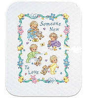 Набор для вышивания Dimensions 72963 Новорожденный Someone New Baby Quilt