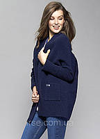 Zaps осінь-зима 2017-2018 кардиган OCTAVIA 028 синій 3XL