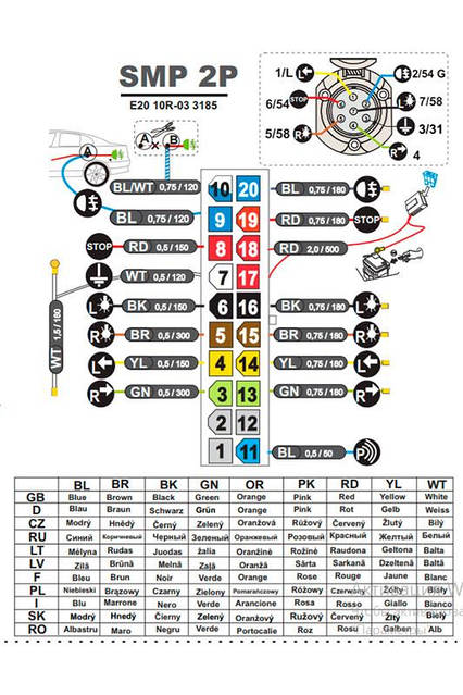 Блок согласования для фаркопа STEINHOF SMP-2PE 7 PIN купить