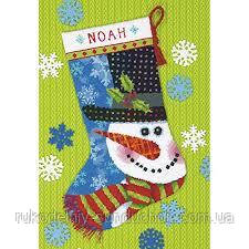 Набір для вишивання Dimensions 71-09155 Сніговик Snowman Stocking