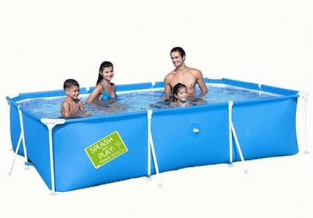 Bestway 56222 - (прямокутний) каркасний басейн Splash and Play 300x201x66 см, фото 3