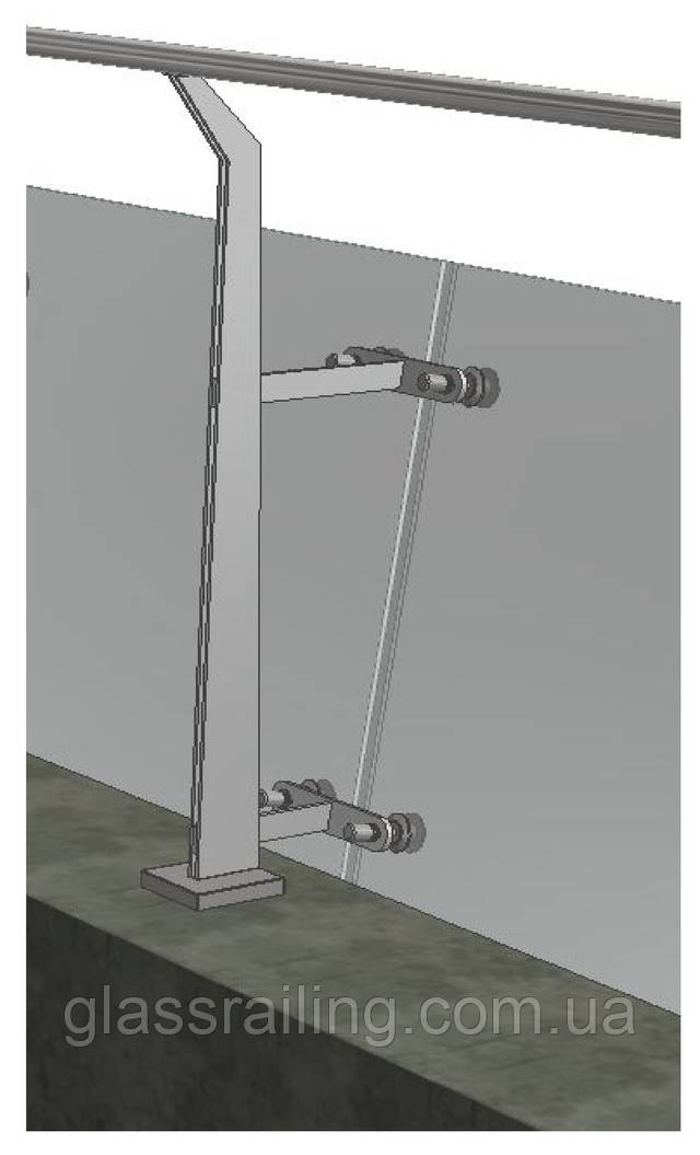 Стійка скляного огородження Glass Railing