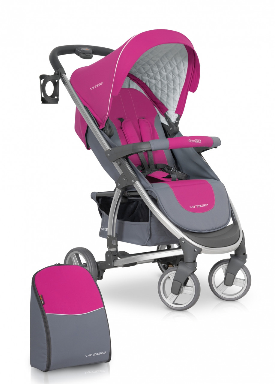 Дитяча прогулянкова коляска EasyGo Virage fuchsia