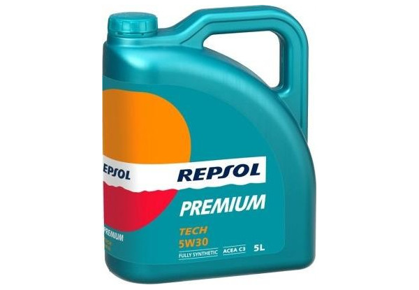 Моторна олива REPSOL PREMIUM TECH 5W40 (5 л) синтетика для автомобілів