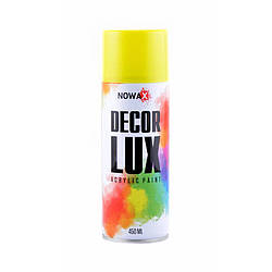 Акрилова фарба Nowax Decor Lux RAL 1023 Жовта 450 мл