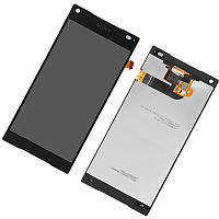Дисплей (экран) для Sony E5803 Xperia Z5 Compact Сони (E5823) + тачскрин, цвет черный